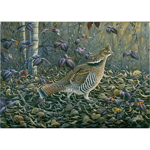 In The Rough White Modern Wood Framed Art Print by Goebel, Wilhelm