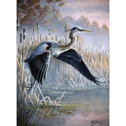 Secluded Cove Gold Ornate Wood Framed Art Print with Double Matting by Goebel, Wilhelm