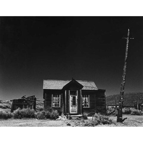 Bodi Outhouse Black Modern Wood Framed Art Print with Double Matting by Koetsier, Albert