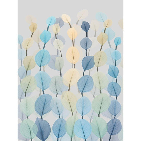 Lantern Forest 4 White Modern Wood Framed Art Print by Koetsier, Albert