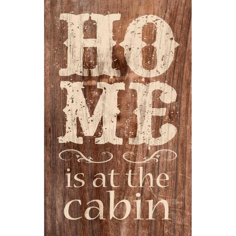 At The Cabin Gold Ornate Wood Framed Art Print with Double Matting by Saunders, Alonzo