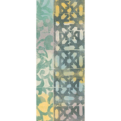 Decorative Life 1 Gold Ornate Wood Framed Art Print with Double Matting by Saunders, Alonzo