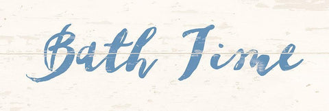 Bath Time White Modern Wood Framed Art Print with Double Matting by Vidal, Alicia