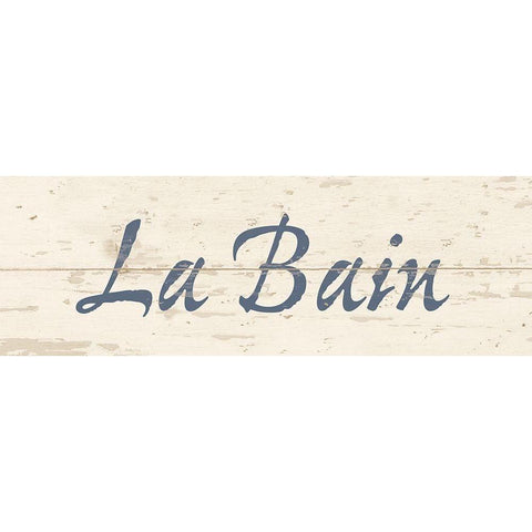 La Bain White Modern Wood Framed Art Print by Vidal, Alicia