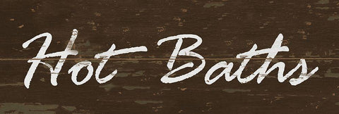 Hot Bath White Modern Wood Framed Art Print with Double Matting by Vidal, Alicia