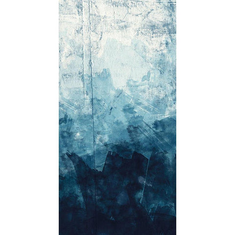 Ocean Flow 1 Black Modern Wood Framed Art Print by Vidal, Alicia