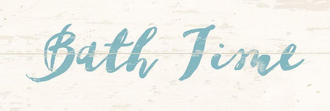 Restful Bath 1 White Modern Wood Framed Art Print with Double Matting by Vidal, Alicia