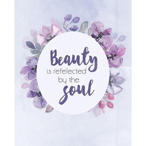 BeautySoul Black Modern Wood Framed Art Print with Double Matting by Vidal, Alicia