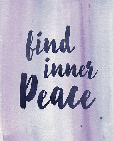 Inner Peace Black Ornate Wood Framed Art Print with Double Matting by Vidal, Alicia