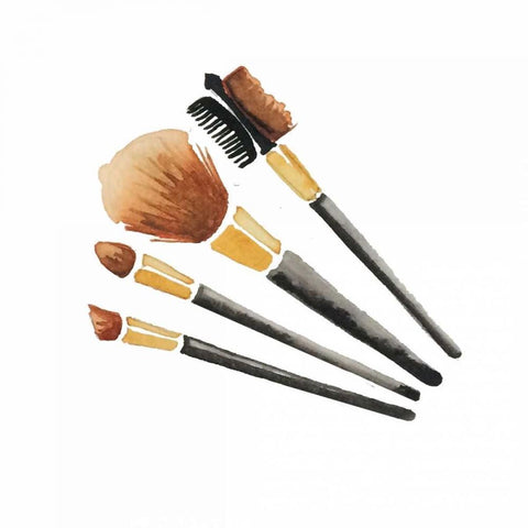 Make Me Gorgeous 4 White Modern Wood Framed Art Print by Zyburt, Alicia