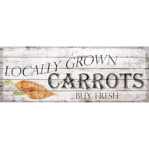 Farm Fresh Vegetables 4 Gold Ornate Wood Framed Art Print with Double Matting by Bailey, Ann