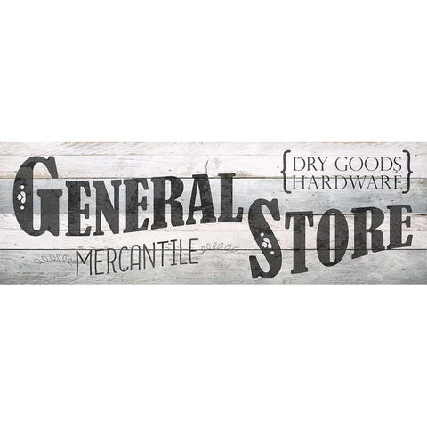 General Store White Modern Wood Framed Art Print by Bailey, Ann