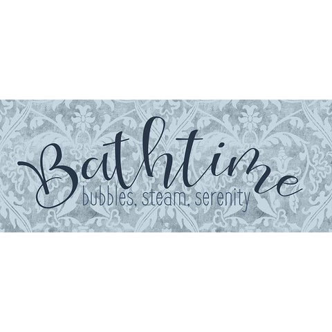 Bathtime Black Modern Wood Framed Art Print by Bailey, Ann