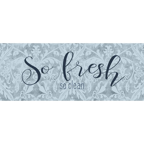 So Fresh White Modern Wood Framed Art Print by Bailey, Ann
