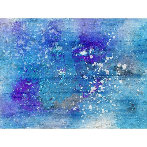 Purple Hue White Modern Wood Framed Art Print by Bailey, Ann