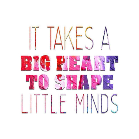 Little Minds Gold Ornate Wood Framed Art Print with Double Matting by Bailey, Ann