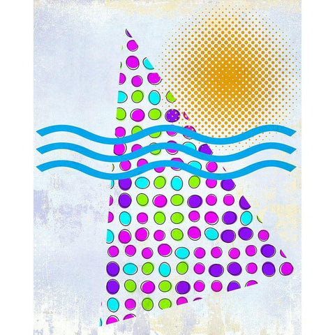 Sunny Day 1 Black Modern Wood Framed Art Print with Double Matting by Bailey, Ann