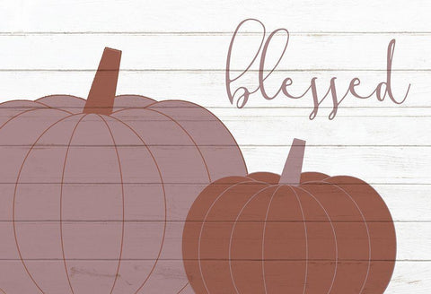 Blessed Black Ornate Wood Framed Art Print with Double Matting by Bailey, Ann