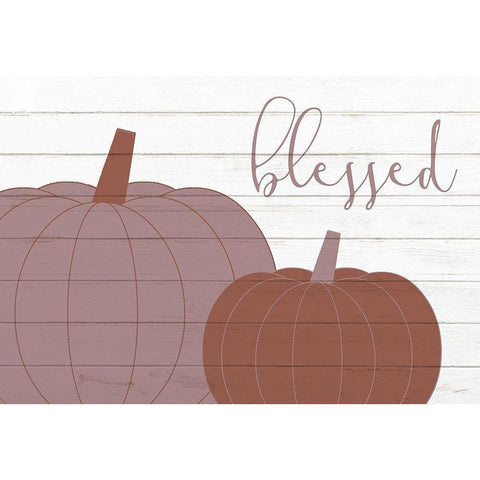 Blessed Black Modern Wood Framed Art Print with Double Matting by Bailey, Ann