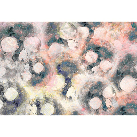 Watercolor Skulls Black Modern Wood Framed Art Print by Bailey, Ann