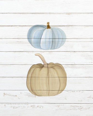 Pumpkins 2 Black Ornate Wood Framed Art Print with Double Matting by Bailey, Ann