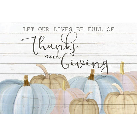 Let Our Lives Gold Ornate Wood Framed Art Print with Double Matting by Bailey, Ann