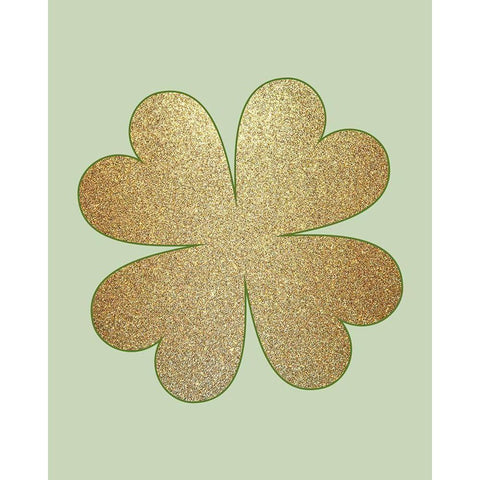 Lucky 1 Black Modern Wood Framed Art Print with Double Matting by Bailey, Ann