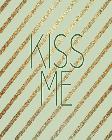 Lucky 3 Black Ornate Wood Framed Art Print with Double Matting by Bailey, Ann