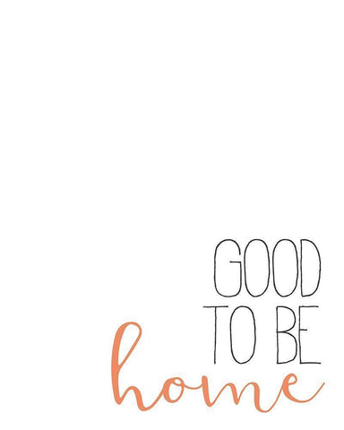 Good to Be Home Black Ornate Wood Framed Art Print with Double Matting by Bailey, Ann
