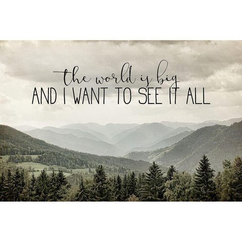 I Want to See White Modern Wood Framed Art Print by Bailey, Ann