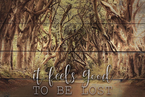 It Feels Good Black Ornate Wood Framed Art Print with Double Matting by Bailey, Ann