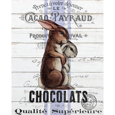 Vintage Easter 1 Black Modern Wood Framed Art Print by Bailey, Ann