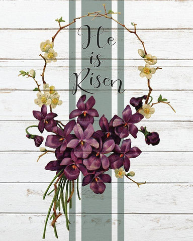 Vintage Easter 4 White Modern Wood Framed Art Print with Double Matting by Bailey, Ann