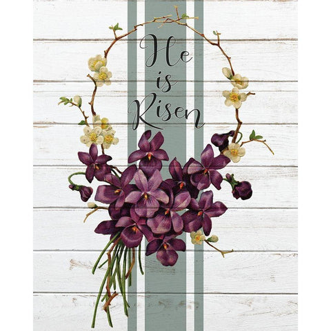 Vintage Easter 4 Black Modern Wood Framed Art Print with Double Matting by Bailey, Ann