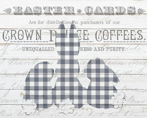 Vintage Easter 8 Black Ornate Wood Framed Art Print with Double Matting by Bailey, Ann