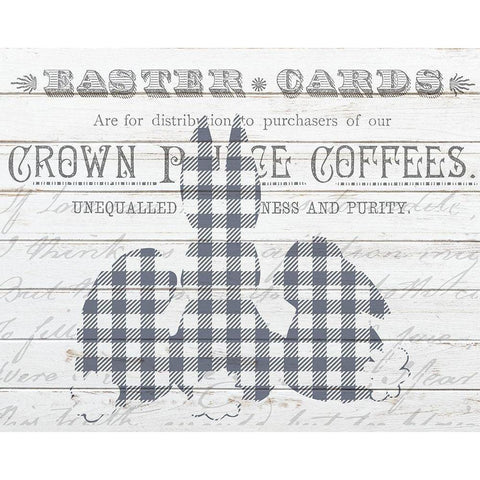 Vintage Easter 8 Black Modern Wood Framed Art Print with Double Matting by Bailey, Ann