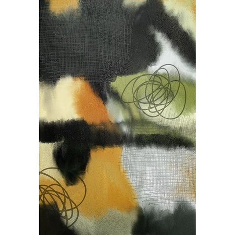 Motion White Modern Wood Framed Art Print by Bailey, Ann