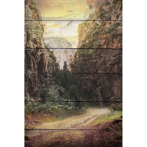 The World Black Modern Wood Framed Art Print by Bailey, Ann