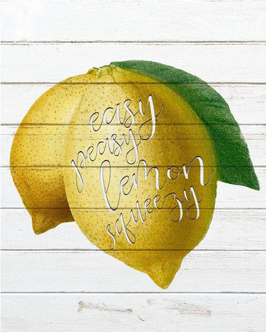 Easy Peasy Black Ornate Wood Framed Art Print with Double Matting by Bailey, Ann