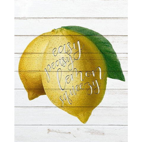 Easy Peasy Gold Ornate Wood Framed Art Print with Double Matting by Bailey, Ann