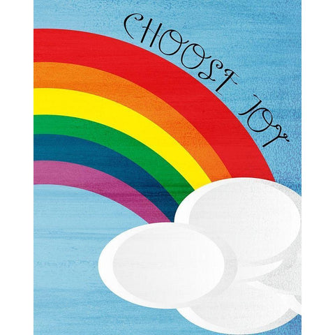 Happy Joy 2 Black Modern Wood Framed Art Print by Bailey, Ann