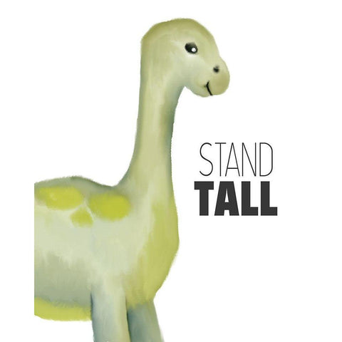 Stand Tall 1 Black Modern Wood Framed Art Print with Double Matting by Bailey, Ann