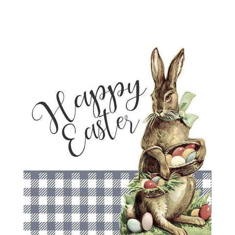 Happy Easter 1 Gold Ornate Wood Framed Art Print with Double Matting by Bailey, Ann
