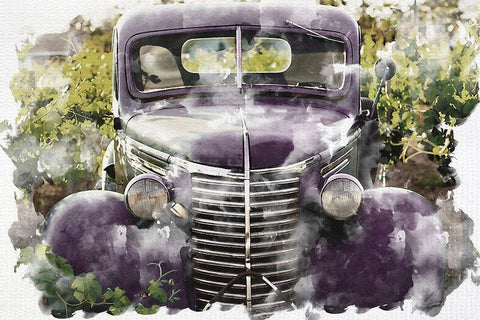 In the Field White Modern Wood Framed Art Print with Double Matting by Bailey, Ann