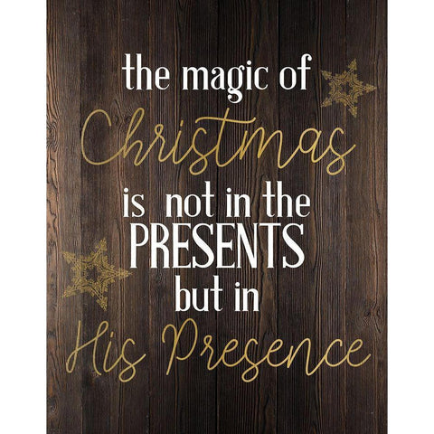 The Magic White Modern Wood Framed Art Print by Bailey, Ann