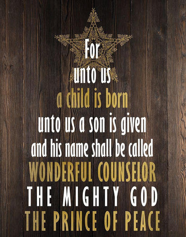 The Prince of Peace White Modern Wood Framed Art Print with Double Matting by Bailey, Ann