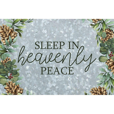 Heavenly Peace Black Modern Wood Framed Art Print with Double Matting by Bailey, Ann