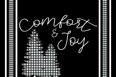Comfort White Modern Wood Framed Art Print with Double Matting by Bailey, Ann
