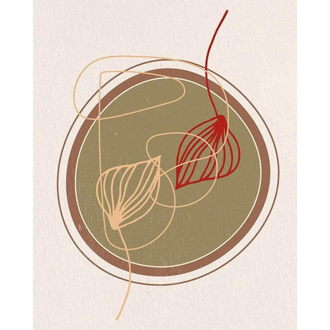 Rock 2 Black Modern Wood Framed Art Print with Double Matting by Bailey, Ann