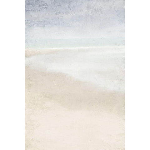 Beach Walk Black Modern Wood Framed Art Print with Double Matting by Bailey, Ann